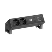 Steckdoseneinheit 2xSchutzk.,1xUSB 902.9651 