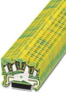 Schutzleiterklemme 5qmm,5,2mm,grün-gelb STS 2,5-QUATTRO-PE 