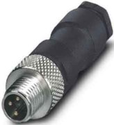 Sensorsteckverbinder M8 3pol.,gerade SACC-M 8MS-3CON-M-SW 