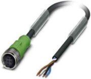 Sensor-Aktor-Kabel M12 gerade,4p.,10m SAC4P10,0-PUR/M12FS 