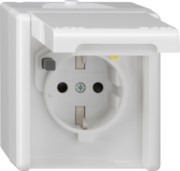 FI-Schutz-Steckdose rws 30mA mit Klappdeckel 267730 
