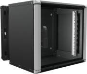 Wandschrank 9HE 3tlg. sw 19"600x500x535mm Wr2 9-65-S 