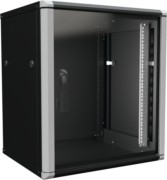 Wandschrank 12HE 2tlg. sw 19"600x500x668mm W2 12-65-S 