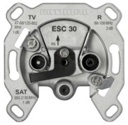 SAT-Steckdose 3-fach Einzelanschlussdose ESC 30 