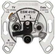 BK-Modem-Steckdose 3fach Durchgangsd.selektiv ESM 41/G 