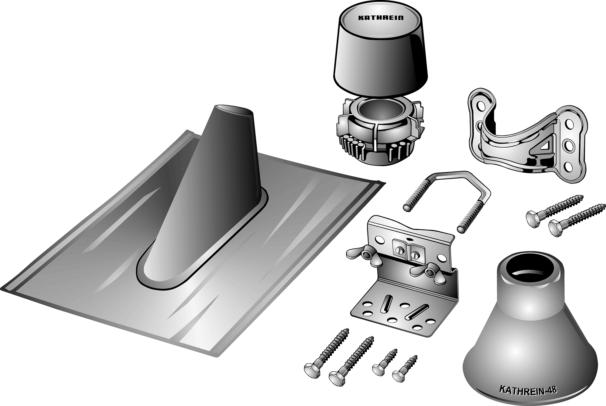 Mast-Montage-Set ZTS 148 