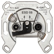 SAT-Steckdose 2fach Einzeldose, Twin ESD 08 