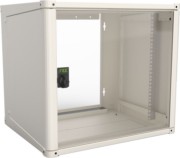Wandschrank 15HE m.Glastür 733x565x800 NSVE 158 