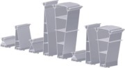 FixZ-10 Systemprofil 18 mitte 96mm m. Verb. 163900-023 