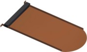 Blechersatzziegel CU Biber.180x380 Rapid 109016-008 