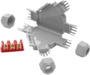 Mikro-Verbindungsmuffe f.3Kabel b.3x2,5qmm FRED Y 