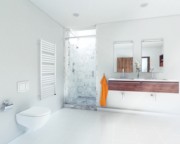 Elektrischer Badheizkörper weiß, 1000W, 230V BHK-63/168 