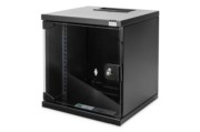 DIGITUS Wandschrank 6HE RAL9005 300mm tief DN-10-06U-B 