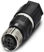 Sensor-/Aktor-Buchse M12-A, 4p, gerade SACC-FS-4QO #1521601 