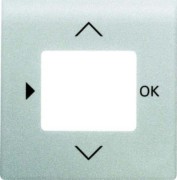 Zentralscheibe alu/si f.Timer-Bedienelem. 6435-783 