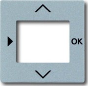 Zentralscheibe alu/sil f.Timer-Bedienelem. 6435-83 