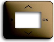 Zentralscheibe bronze f.Timer-Bedienelem. 6435-21 