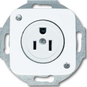 Steckdosen-Einsatz aws mit Zentralscheibe 3016 EUC-214-101 