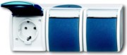 Schuko-Steckdose 3f. waagerecht 2300/3 EWN-53 