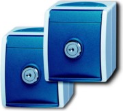 Schuko-Steckdose 2xAP 2 gleiche Schlösser 20/20 EWSL-53 