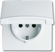 Schuko-Steckdoseneinsatz IP44 weiß 20 EUGK-32-101 