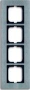 Rahmen 4-fach edelstahl 1724-860 