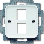 Zentralscheibe aws für 2 Modular Jack 2561-02-214 
