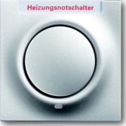 Zentralscheibe alu/si Heizung-Notschalter 1789 H-783-101 