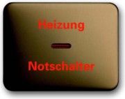 Wippe brz mit Aufdruck Heizung-Notschalter 1789 H-21 