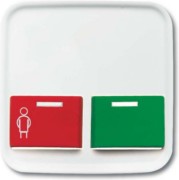 Zentralscheibe alpinweiß Licht-Ton-Rufsysteme 2548-642 B-214-101 