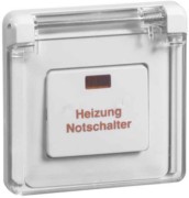 Heizung-Notschalter ws 2-pol.UP Aus D 81.512 V K HN 