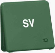 Steckdose D80.6611KGLK GRÜN SV 