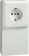 Geräteträger rw m. 1-fach Steckdose 515104 