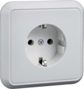 Steckdose rw UP20 m. Vollplatte 205024 