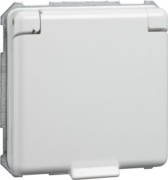 Steckdose rw m.Klappdeckel, 16A 225034 
