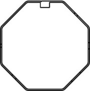 Achtkantstahlwelle SW60, 6m verzinkt 4040-6 