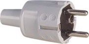 Schuko-Stecker PVC weiß 1418080 