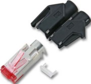 Stecker RJ45 grau Kat.6 3-teilig Hirose TM21 (VE10) 