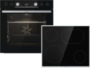 Gorenje EB-Herdset-Pyrol/Hi-Light Black Set 4 Pyrolyse BCPX6737E05BG+ECD634 