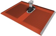 Dachhaken m. Konsole Alpha-Platte rot 11500-00 