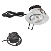 LED-Deckeneinbauleuchte 4000K IP65 alu PC650N61440 