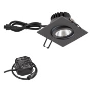 LED-Deckeneinbauleuchte 3000K IP65 anth PC654N61602 