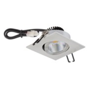 P-LED Deckeneinbauleuchte 4000K 350mA quad.alu PC24061440 