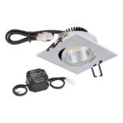 P-LED Deckeneinbauleuchte 4000K 230V quad.chr PC24N61140 