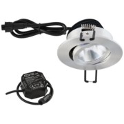 P-LED Einbauleuchte 230V 4000K alu/pol PC650N91440 