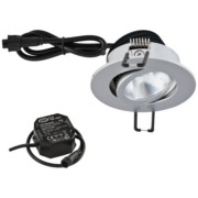P-LED Einbauleuchte 230V 4000K chr/matt PC650N91540 