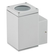 Wandanbauleuchte GU10 1-flg.IP54 484015N alu 