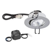 LED-Deckeneinbauleuchte 3000K 230V IP20 PC20N91502 chr/mt 