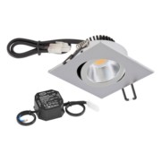 LED-Deckeneinbauleuchte 3000K 350mA IP20 PC24N61502 chr/mt 