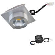 LED-Deckeneinbauleuchte 3000K 230V IP20 PC25N61402 alu 